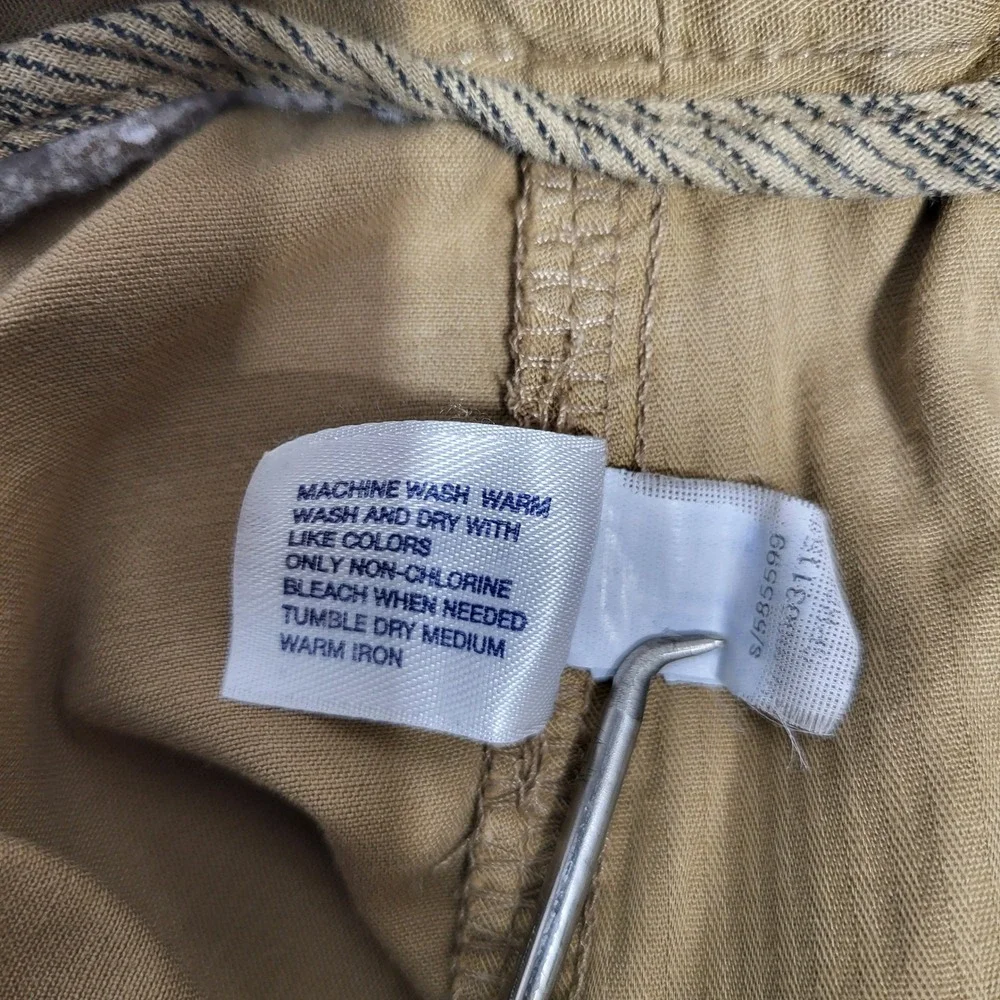 Gap Women Straight Fit Straight Leg‎ Khaki Cotton Pants Size 4 Regular